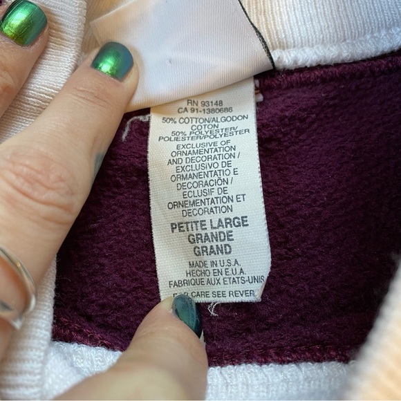 Vintage 90s Whim Z Petites Floral Grandma Sweatshirt - Picture 8 of 8